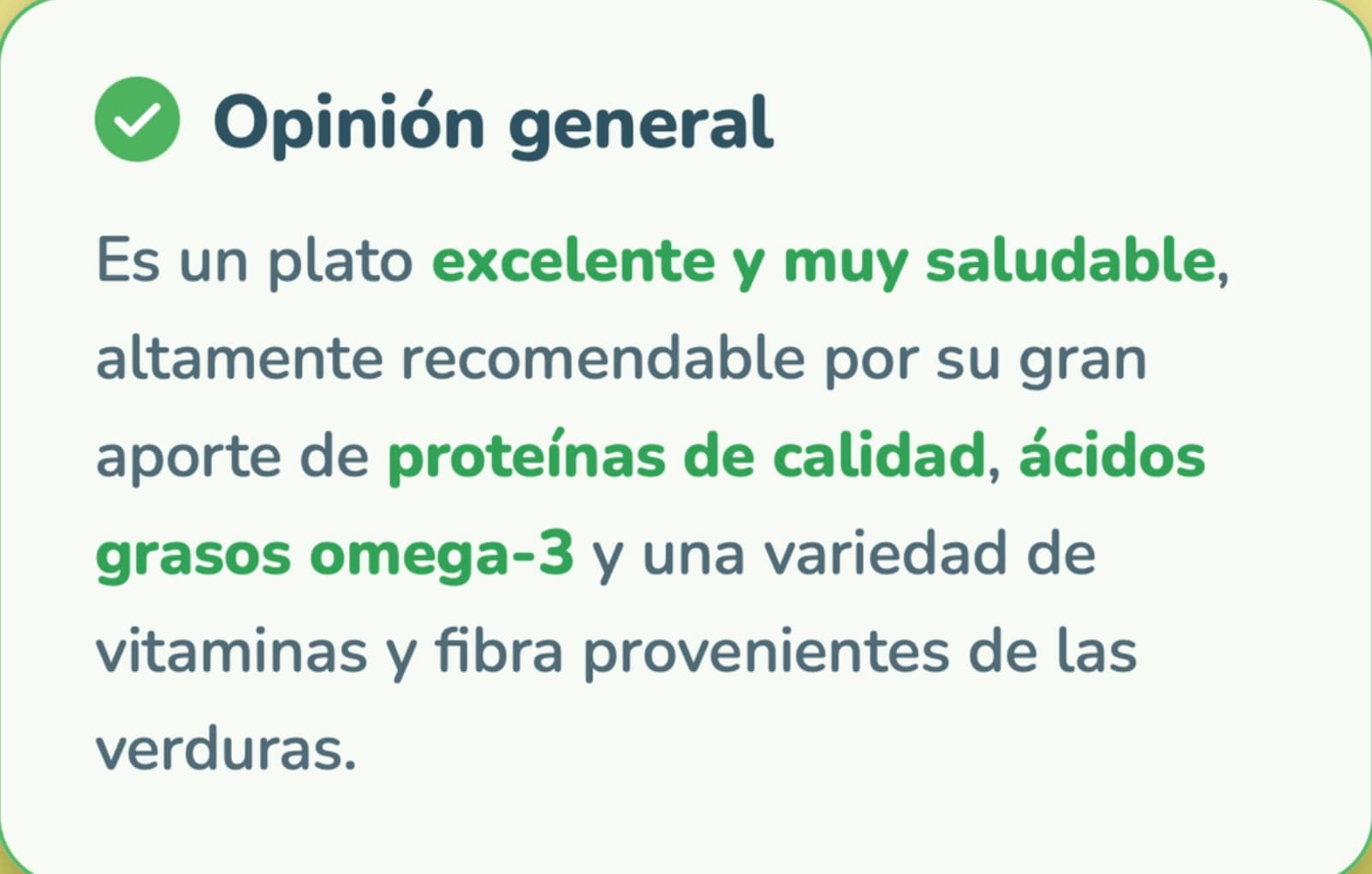 Tu comida analizada por IA